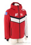 Colmar Traditional Striped Padded Herren Skijacke-Rot-M