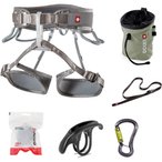 Ocun Climbing Twist Kletterset  Klettersteig-Komplettset grau Größe XS-M | 63-