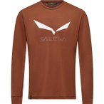 Salewa Solidlogo Dry’Ton Herren Longsleeve ( Braun 50)
