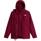 The North Face Damen Carto Mono Triclimate Hoodie Jacke (Größe S, rot)
