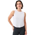 Mandala Cropped Damen Tanktop ( Weiß XS)