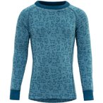 Devold Duo Active Merino  Kinder  Langarm Unterhemden blau Größe 92 Camping  E