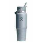 Hydro Flask - Wide Flex Straw Travel Bottle - Trinkflasche Gr 946 ml grau