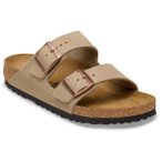 Birkenstock Arizona Weichbettung Nubukleder Herren Sandalen ( Braun 42 EU |)