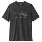 Patagonia Cap Cool Trail Stratapeaks T-Shirt, L, ink black