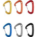 LACD Wire Evo Karabiner 6er Pack (Größe One Size, mehrfarbig)
