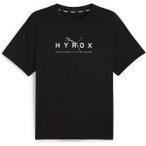 PUMA Damen Shirt HYROX x Cloudspun tee, Größe XS in Schwarz