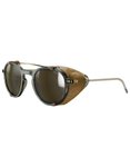 Julbo - Sonnenbrille - Legacy Gris Clair/Or Spectron 3 Polarized  aus Leder - Br