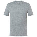 super.natural - Pocket Tee - Merinoshirt Gr M grau