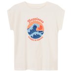 DEDICATED - Women's T-Shirt Visby Happiness - T-Shirt Gr XL weiß