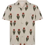 KnowledgeCotton Apparel Flower Bouclé  Herren  Hemden beige Größe L Lifestyle