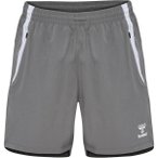 HUMMEL Damen Shorts hmlLEAD 2.0 WOVEN SHORTS WOMAN, Größe XS in Grau