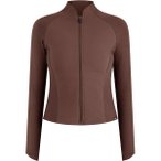 SMILODOX Trainingsjacke Solvea, Größe L in Braun