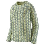 Patagonia - Women's Capilene Midweight Crew - Kunstfaserunterwäsche Gr L oliv