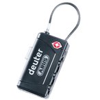 Deuter TSA Cable Lock  Reise-Accessoires schwarz Größe One Size Reise