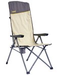 UQUIP - Campingstuhl mit hoher Rückenlehne - Justy XL Boulder  - Beige