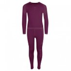 Trollkids - Kid's Hemsedal Baselayer Set - Kunstfaserunterwäsche Gr 164 lila