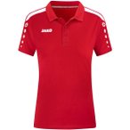 JAKO Damen Polo Polo Power, Größe 34 in Rot