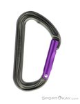DMM Shadow Straight Gate Schnappkarabiner-Lila-One Size