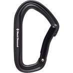 Black Diamond Hotforge Bent Gate  Karabiner schwarz Größe One Size Alpinklette