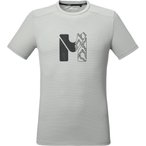 Millet Kamet Map  Herren  T-Shirts grau Größe S Trekking  Schnell trocknend Po