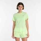 NEW BALANCE Damen T-Shirt Womens Running S/S Top, Größe XS in Gelb
