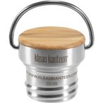 Klean Kanteen Bamboo Cap  Trinkflaschen Zubehör silber Größe ONE SIZE