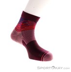 Ortovox All Mountain Quarter Socks Damen Socken-Dunkel-Rot-35-38
