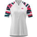 GONSO Damen Shirt Bedollo Da-Radtrikot-1/2-HZ, Größe 44 in Weiß