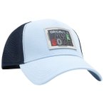 Color Kids - Kid's Caps with Badge - Cap Gr 52 cm blau/grau