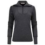 Aclima - Women's Doublewool Polo - Merinolongsleeve Gr XL grau