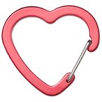 Edelrid - Corazón - Materialkarabiner rosa