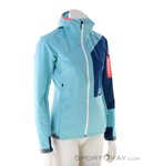 Ortovox Berrino Hooded Damen Tourenjacke-Hell-Blau-S