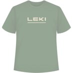 Leki Logo  Herren  T-Shirts gruen Größe S Lifestyle  Hautfreundlich