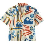 Patagonia K's Tidal Threads  Kinder  Hemden grau Größe 130 Lifestyle  Hautfreu