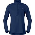 Norrona Femund Warm1 Zip  Damen  Pullover blau Größe L Trekking  Elastisch