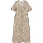 Brava Fabrics Borneo V-Neck Kleid Damen  Kleider gruen Größe M Lifestyle  Schn