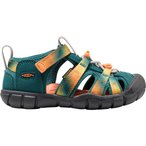 Keen Seacamp II CNX Sandale Kinder  Sandalen gruen Größe 25  Lifestyle  Schnel