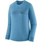 Patagonia Cap Cool Merino Graphic  Damen  Longsleeves Merino blau Größe S Life