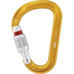 Petzl Attache Screw-Lock - HMS Karabiner yellow