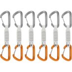 MAMMUT Sender Wire 12 cm 6-Pack Quickdraws, Größe 12 in Grau