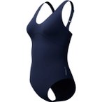 Speedo Sculpture Butterfly Back Damen Badeanzug ( Dunkelblau 44)