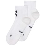 On 2er-Pack Core Run Mid Laufsocken Unisex ( Weiß 43-46 Größe,)