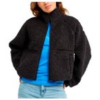 Roxy - Women's Blurry Cloud Print - Fleecejacke Gr XL schwarz