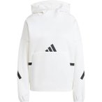 ADIDAS Damen Kapuzensweat Z.N.E. (normal & lang), Größe XL in Weiß