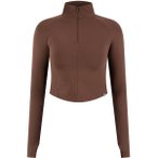 SMILODOX Trainingsjacke Nuvolis, Größe XS in Braun