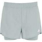 ADIDAS Damen Shorts WE MIN 2IN1 SH, Größe S in Grau