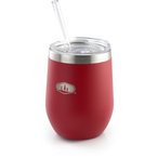 GSI Glacier Stainless Tumbler 12oz Trinkbecher  Campinggeschirr rot Größe 0.35