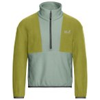 Jack Wolfskin - Kid's Colorblock Taunus Halfzip - Fleecepullover Gr 176 oliv
