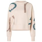 super.natural - Women's Capital Logo Krissini - Pullover Gr M beige